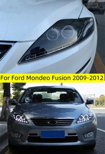 Lâmpada de cabeça para carro ford mondeo 20 09-20 12 faróis de fusão luzes de nevoeiro luz de circulação diurna drl h7 led bi xenon lâmpada acessório do carro