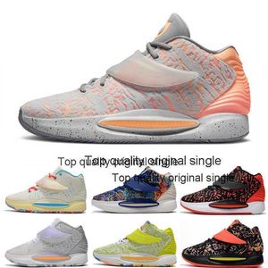 KD Sunset Bred Youth Mens Womens Basketball Shoes Home Essential Multi Color Primary Ky D Dream Psychide Trainers Sport Sneakers