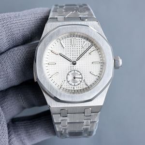 Watch Men 42mm Luxury Uhr Automatische mechanische Bewegung Saphirglas Edelstahl Lederband Wasserdichte Uhren Montre de Luxe