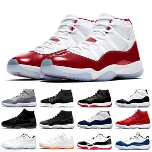 Mens basketball shoes women 11s 11 Cherry Midnight Navy Cool Grey Concord Bred win like 96 Platinum Tint Bright Citrus UNC Pure Violet men sports sneakers