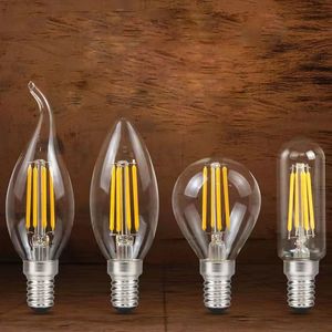 Retro LED ampul vintage soket diy ip kolye akkor ampul 220v 110v tatil ışıkları filament lambası