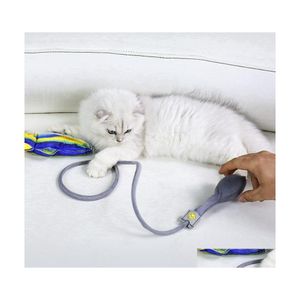猫のおもちゃフロッピーフィッシュキャットキックチュートイインタラクティブキャットニップリアルマニュアルエアバッグウィグルテールキッテンピローとベル879 b3ドロップドゥン3