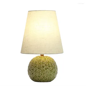 Tischlampen Moderne Keramik Dimmer Kleine Lampe Romantische Blumen Hochzeit Dekor Einfache Nacht Sofa Ecke Nacht Schreibtisch Licht D97