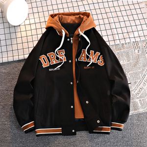 Jackor SpecialStore668 Par Högkvalitativ baseball Uniform Mens Autumn Trendy Brand Allmatch Student Hooded Jacket Plus Size Coats 221207