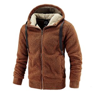 Mens Jackets Men Winter Outdoor Jet Ski Premium Snow Warm Jacket Coat Men Outwear Casual Hooded Lambswool Thicken Solid Color Parka Plus Size 221205