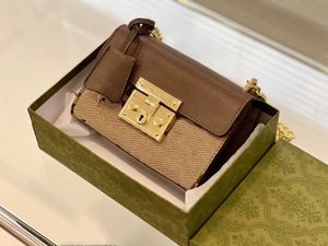Hot Fashion Blooms Hangslot Bag Ketting Crossbody Schoudertassen Dames Luxurys Designer Bag Letter Afdrukken Handtassen Drukken