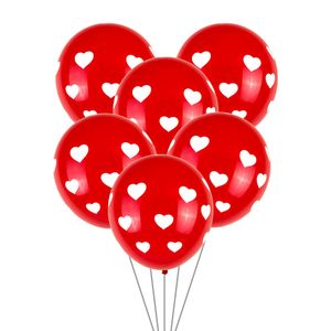 Love Balloons Balloons Dia dos Namorados Festa de Casamento Decoração de 12 polegadas Propções de látex em forma de coração HH22-380