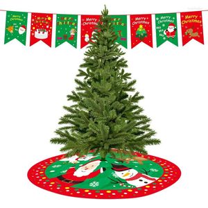 Decorazioni natalizie 2023 42CM Gonna albero Tappeto Anno Decorazione natalizia Ornamenti Forniture per feste festive