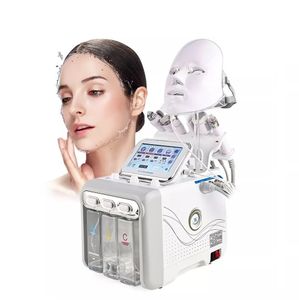 Multifunktionell skönhetsutrustning Professionell hydra dermabrasion ansiktsbehandling 8 i 1 LED-terapi syre lyft hud hydro mikrodermabrasion skönhet salong ansiktsmaskin