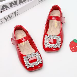 Baby Girls Dance Sapates Party Kids Casual Flats Princes Sapatos Infantil Sapatos Infantis Criança suave Tamanho 21-35