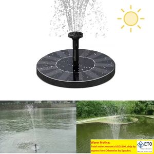 Ny solvattenpump Kraftpanelpaket Fountain Pool Garden Pond Submersible Watering Display med English Manaul