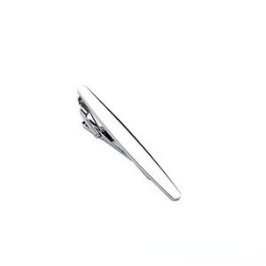 Tie Clips For Men Metal Silver Gold Tone Simple Bar Practical Necktie Clasp ties Clamp Pin hip hop jewelry