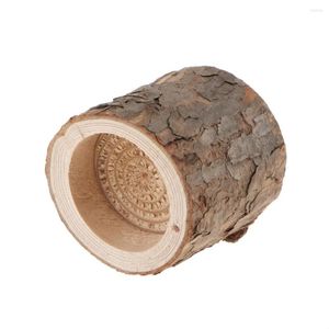 Candle Holders 10x Tree Stump Wooden Holder Tea Light Stand For Home Candlelight Dinner Wedding Party Decoration