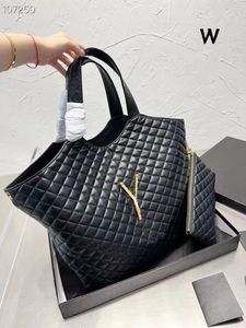 مصمم حقيبة حمل ICARE MAXI في Lambskin Leather Fashion الأزياء الكبيرة من حقائب التسوق ذات السعة الفاخرة Women Handbag Pres