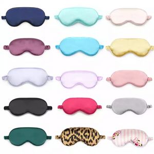 19 Style Silk Rest Garden Home Sleep Eye Mask vadderad skugga täcker Travel Relax Bordar Sleeping Beauty Tools C1208