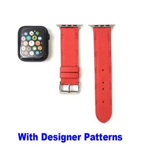 スマートウォッチストラップストラップスポーツバンドのスポーツバンド8 7 6 5 4 3 2 1 IWATCH 49mm 45mm 41mm 40mm 44mm 42mm L Red Flower Soft Replacement Watchband用のウォッチストラップブレスレットバンド