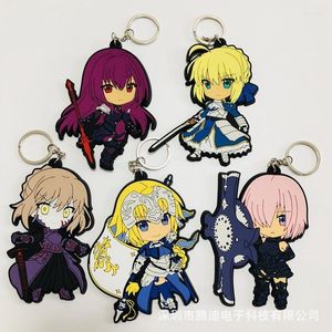 Anahtarlıklar Cosaner Kader Kızlar 5 Stil Anime Anime Anahtar Zinciri PVC Şekil KEYRING TOYS KEYHAIN KEYHODERDEDEDEDEDEDE GÜNE HEDİYELERİ UNISEX