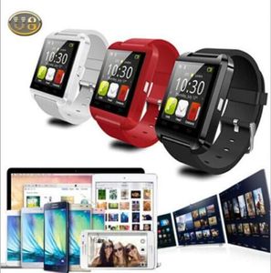 Sport Bluetooth Smart Watch U8 Relógios Homens Homens Rastreador de Saúde Samsung S4S5note2note 3 HTC Android Apple iOS Telefone celular Smar2064020