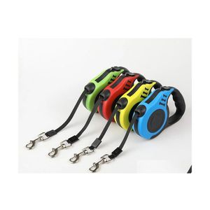 Dog Collars Leashes Leashes /5m Pet Leash Matic Retractable Flexible Dog Leashs在庫