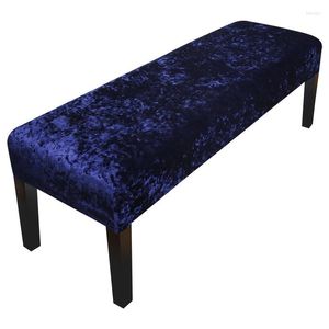 Chair Covers Anti-dirty Stool Protector All-inclusive Velvet Fabric Bench Cover Creative Piano Slipcover Home Decoration