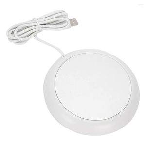 Tappetini da tavolo Tappetino per riscaldamento elettrico alimentato tramite USB Tappetino per tazza di caffè Scalda tazze per uso domestico Pad termico