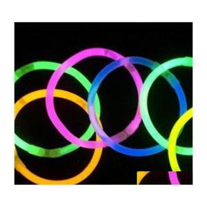 Other Event Party Supplies Glow Sticks Bracelets Necklaces Rave Neon Mti Color Flashing Light Stick Fiesta Concert Dance Prom Fest Dhjkc