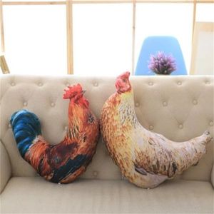 Toyadores creativos de peluche para ni￱os rellenar una mu￱eca de pollo grande lindo juguete suave almohada para dormir para dormir polla polla coj￭n 2644 e3