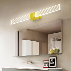 Lampada da parete moderna a LED in acrilico per soggiorno, luce di sfondo, bagno nordico, toletta, specchio, apparecchio di illuminazione