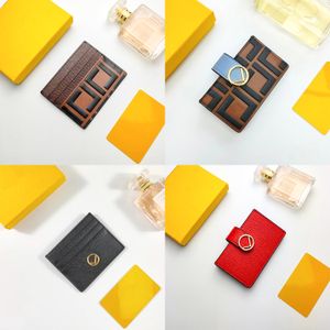 Fashion Luxury Designer card holder purse Holders Wallets Key cards Genuine Leather famous slots Coin Purses mens Wallet women pocket organizer card case keychain