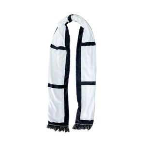 Сторона подсознания шарфы двойной шарф для сублимации теплопередача полотенце оптовое сублимация-блудки шарф с кисточками sn468