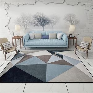 Dywany Nowoczesne skandynawskie trójkąty geometryczne salon salon dekoracyjny dywan podłogi drewniane matka łazienka kuchnia dywan szary