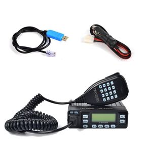 Hys Mini Car Mobile Radio 25W Dual Band VHF UHF 144430MHz FM Transceiver 10 km Amat￶r Ham Radio8954972