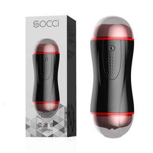 Brinquedo sexual massageador Yayou Yueai Masculino ponto duplo copo de aeronave automático aparelho de masturbação produtos sexuais adultos