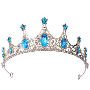 Små utsökt kristallbarn Tiaras kronor för bröllopsbrudparti Diadems Rhinestone Head Ornaments Fashion Accessories
