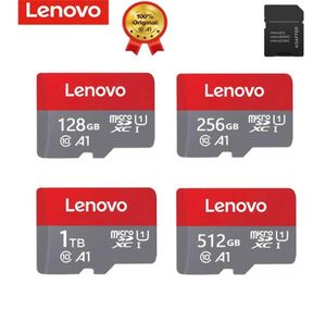 Orijinal Lenovo Micro SD Kart Flash Bellek Kartları 128GB 64GB 256GB 512GB 32GB 128 GB MicroSD Sınıf 10 Yüksek Hızlı TF Kart4312317