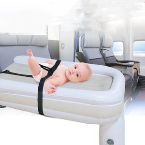 Pillow Travel Kids Bed com bomba inflável de colchão de colchão de carro para famílias Camping de sopro único