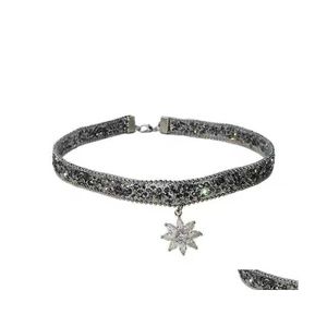 Chokers moda krystaliczna choker szyi szyją