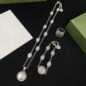 Mode Jade Bangle Plated Silver Armband For Woman Chain Halsband Mässingsförsörjning