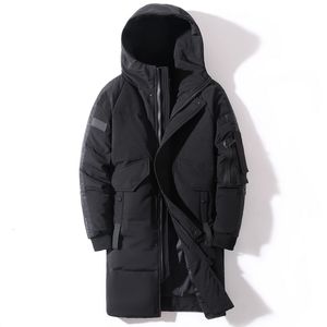 Mens Down Parkas Winter Jacket Fashion Fashion Long Płaszcz Mężczyzn Windastroof Waterproof Gruba ciepła marka odzieży Parka 221207