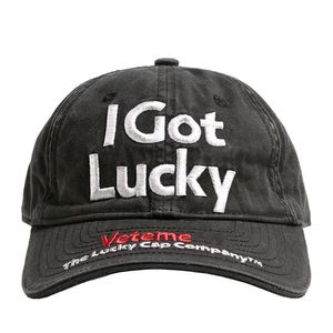 New Wash Stickerei Casual Cap Lucky Hat Männer/Frauen Mode Straße Hip-Hop Zubehör