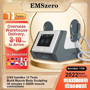 EMSZERO RF Equipment 13 Tesla NEO Massage Body Sculpt Muscle Increasing Buttock Reducing Exploding Fat Shaping EMSLIM