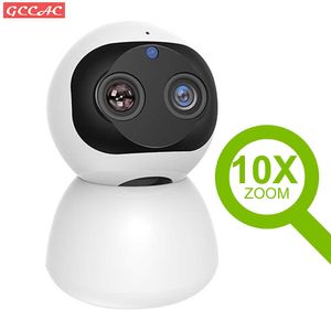 IP -kameror HD 10X ZOOM 2 1080P SMART HOME WIFI IP -kamera inomhus Säkerhetsövervakning PTZ CCTV 360 Video Monitor för Baby Nanny Pet Cam T221205