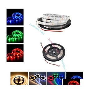 LED -remsor SMD 5050 LED -remsa 12V -ljus Vattent￤t IP65 repljus f￶r DIY Christmas Home Decor Kitchen Bar Party Decorations Drop Otcgj