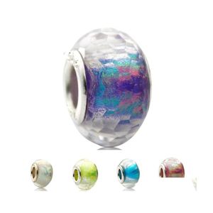 Alloy Arrival Brilliant European Fashion Alloy Charms Murano Glass Beads Fit Pandora Style Bracelets For Women Diy Jewelry Accessori Dhipq