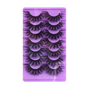 Curled Thick False Eyelashes Naturally Soft and Delicate Handmade Reusable Multilayer 3D Mink Fake Lashes Extensions Eyes Makeup Accessory