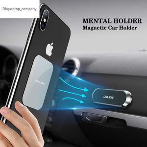 新しい磁気車の電話ホルダーミニストリップ形状は、iPhone samsung xiaomi Zinc Wall Magnet Wall GPSブラケット用普遍的なスタンド