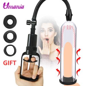 Sex toy pump Delayed Ejaculation Penis Pump Toys For Men Vacuum Enlargement Extender Big Dildo Male