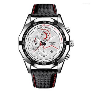 Zegarek Sprzedawanie wojskowego automatycznego mechanicznego zegarek mechaniczny Kimsdun luksusowy wodoodporny data moda skórzana relogio