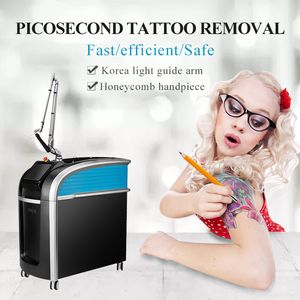 Picosecond nd yag Macchina per la rimozione del tatuaggio laser Q Switch Rimuovi il pigmento Tratta le cicatrici da acne per il salone di bellezza