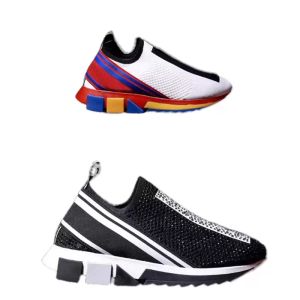 Scarpe casual Scarpe da ginnastica da corsa Scarpe da donna Scarpe da ginnastica da uomo Sneakers da donna in pelle da viaggio Elastico Fashion Lady Designer Lettere Platform Sneaker Grandi dimensioni 35-45 con scatola